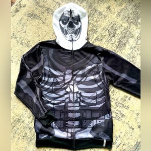 Fortnite skeleton zipper jacket